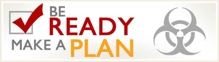be Ready, make a plan promotional image