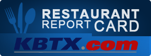 KBTX Restaurant Report Card logo